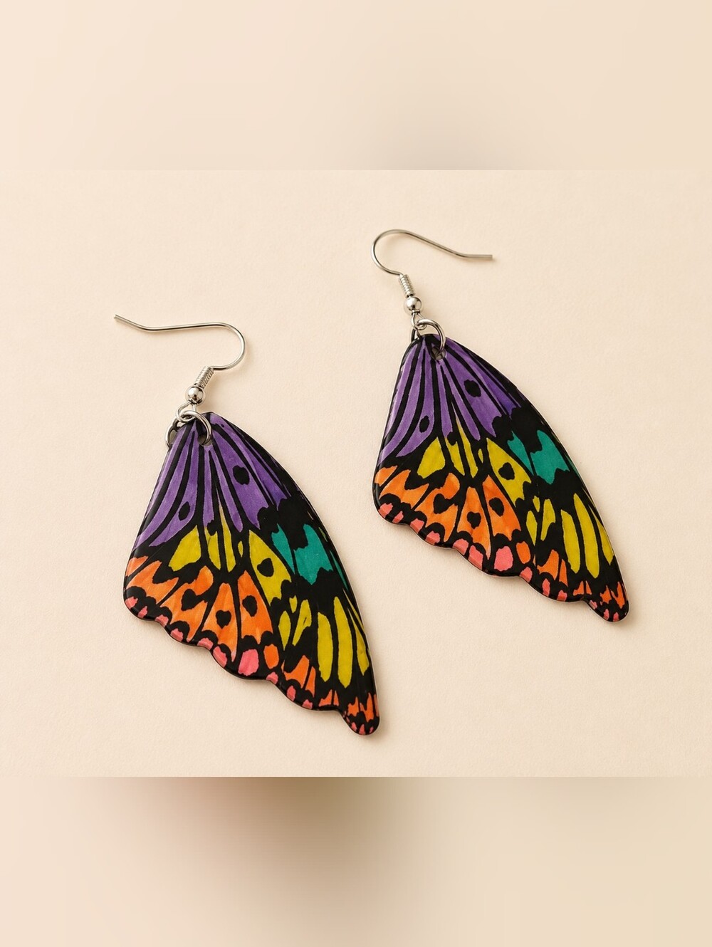 BUTTERFLY Earrings Butterfly Wing Spring Summer Fall